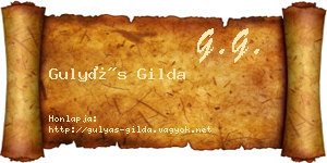 Gulyás Gilda névjegykártya